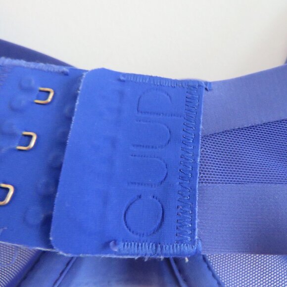 CUUP The Balconette Mesh Underwire Bra in Ultramarine Blue - Size 40F - Picture 9 of 13